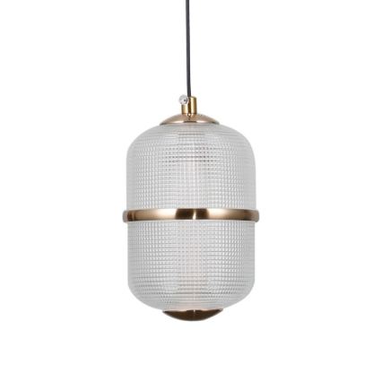 ITALUX - LED Lustr na lanku ALANI 3xLED/5W/230V 3000K černá/zlatá