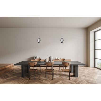 ITALUX - LED Lustr na lanku SEVILLA LED/5W/230V 3000K černá