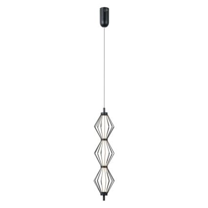 ITALUX - LED Lustr na lanku SEVILLA LED/15W/230V 3000K černá