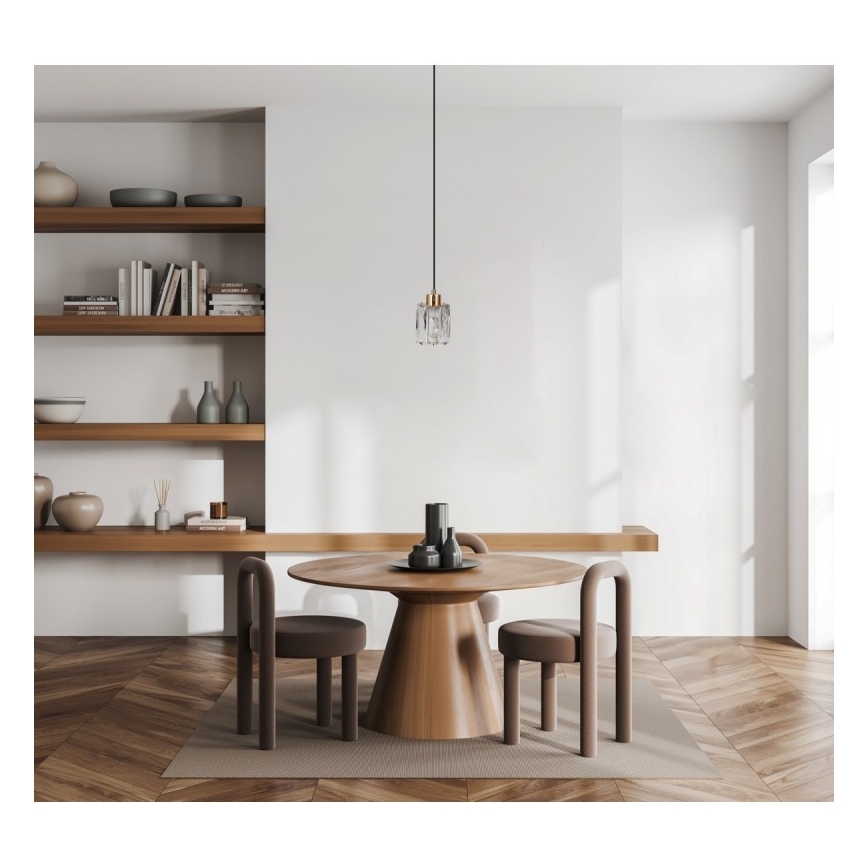 ITALUX - Lustr na lanku TORNO 1xE14/40W/230V zlatá