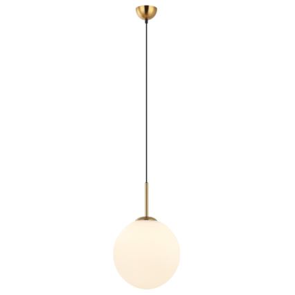 ITALUX - Lustr na lanku DEORE 1xE27/40W/230V pr. 30 cm bronz