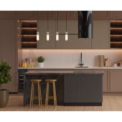 ITALUX - Lustr na lanku SANTOS 4xG9/40W/230V černá