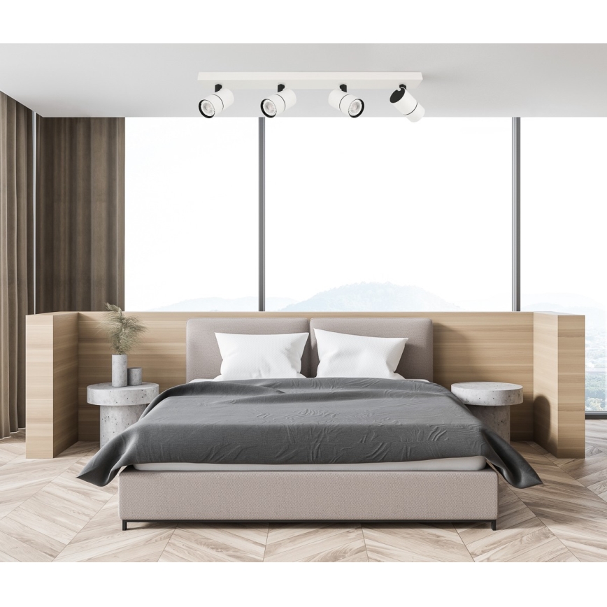 ITALUX - Bodové svítidlo LACONI 4xGU10/35W/230V bílá