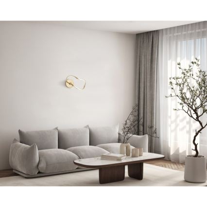 ITALUX - LED Nástěnné svítidlo AMAYA LED/20W/230V zlatá
