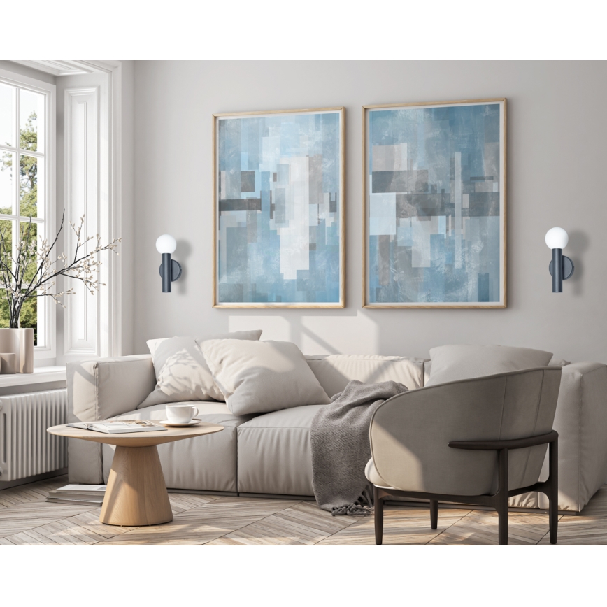 ITALUX - Nástěnná lampa FILANO 1xG9/5W/230V černá