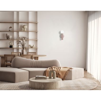 ITALUX - Nástěnná lampa FILANO 1xG9/5W/230V rose gold