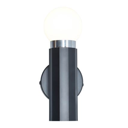 ITALUX - Nástěnná lampa MACERA 1xE27/40W/230V černá