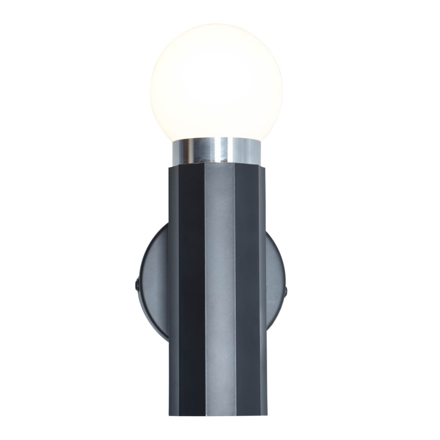ITALUX - Nástěnná lampa MACERA 1xE27/40W/230V černá