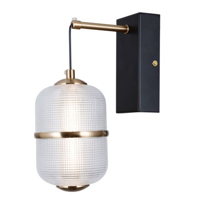 ITALUX - LED Nástěnná lampa ALANI LED/6W/230V 3000K černá/zlatá