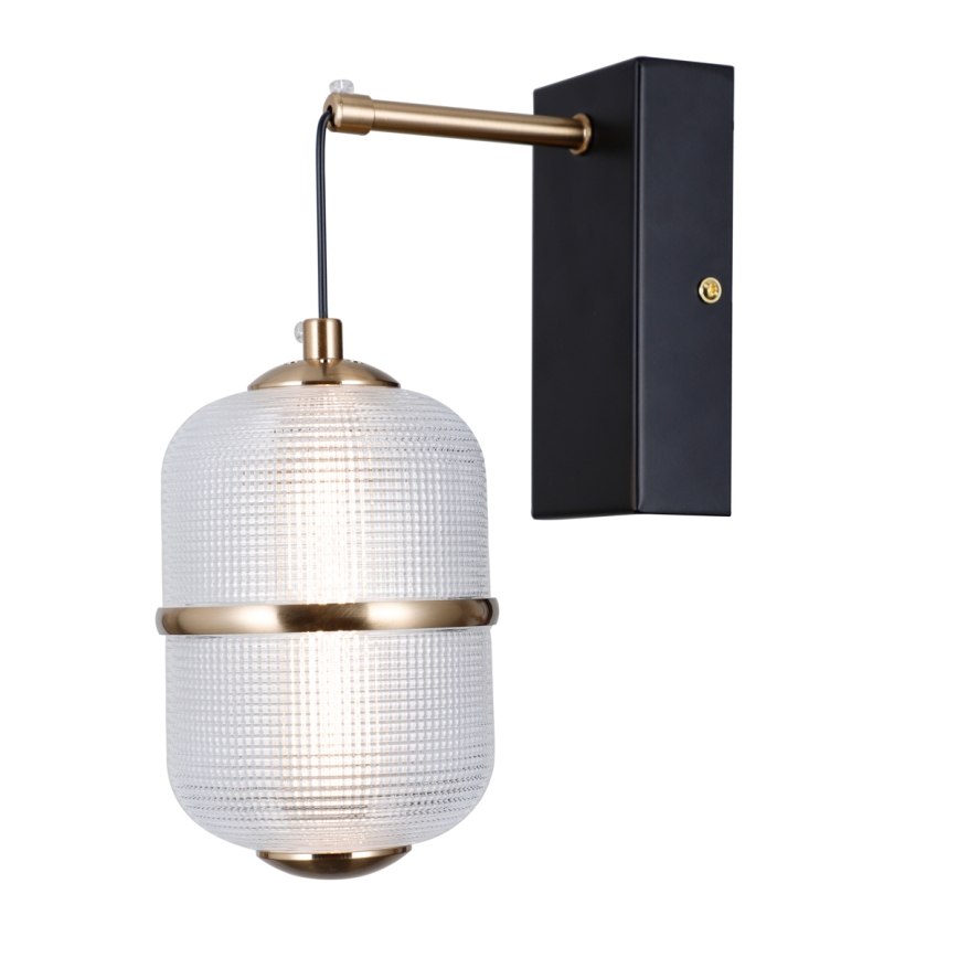 ITALUX - LED Nástěnná lampa ALANI LED/6W/230V 3000K černá/zlatá