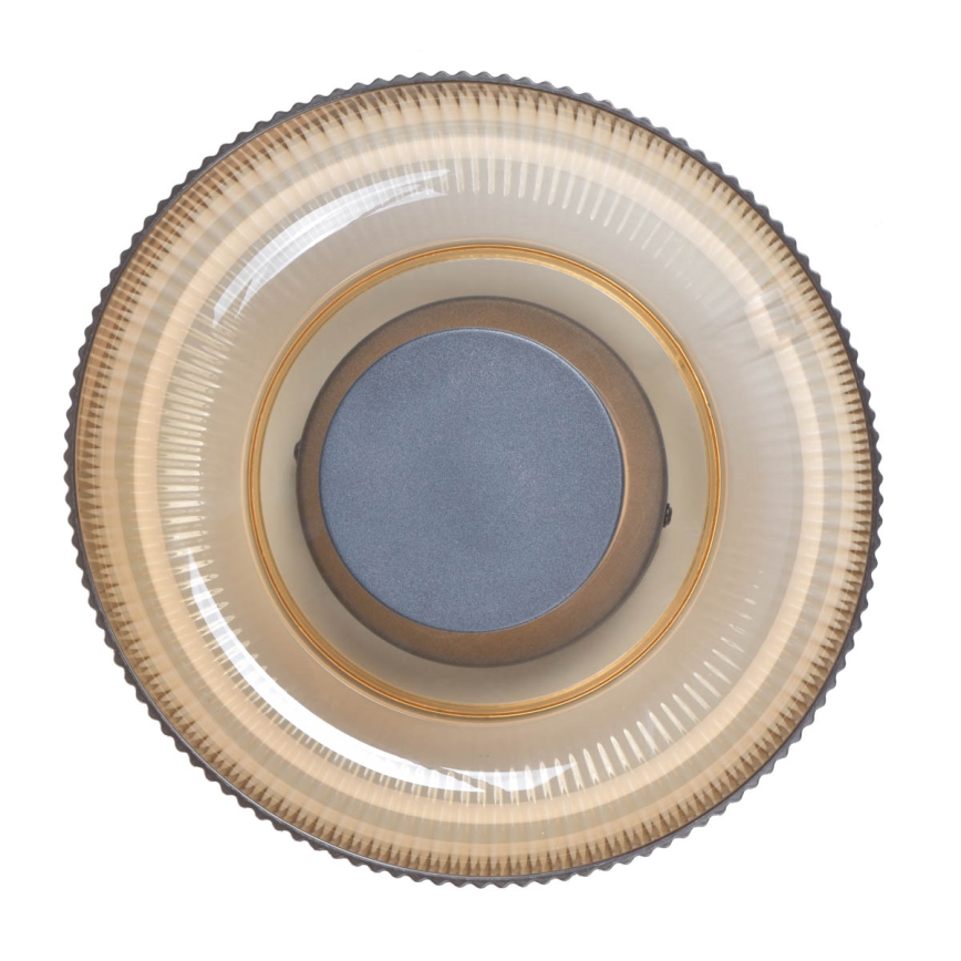 ITALUX - LED Stropní svítidlo PASSO LED/8W/230V 3000K pr. 25 cm kouřová béžová