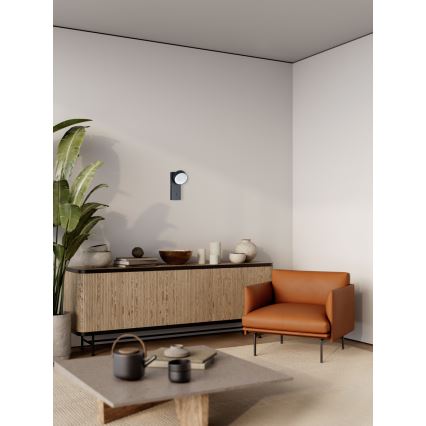 ITALUX - LED Nástěnné svítidlo FONTEN LED/1,8W/230V 4000K černá