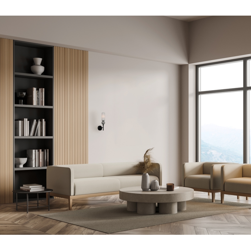ITALUX - Nástěnná lampa SANTOS 1xG9/40W/230V černá