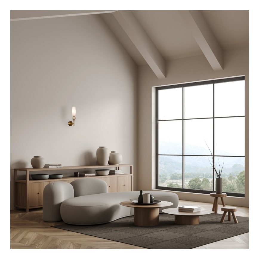 ITALUX - Nástěnná lampa SANTOS 1xG9/40W/230V zlatá