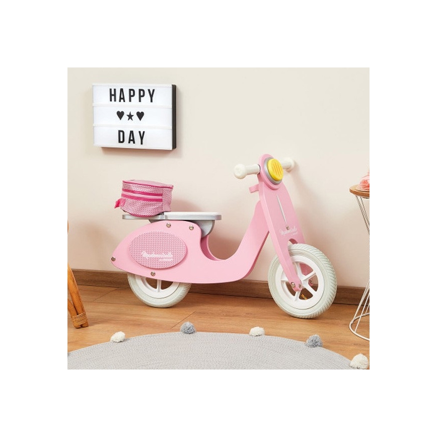 Janod - Dětské odrážedlo VESPA růžová