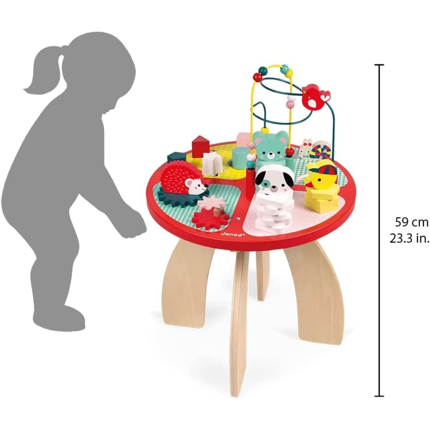 Janod - Dětský interaktivní stolek BABY FOREST