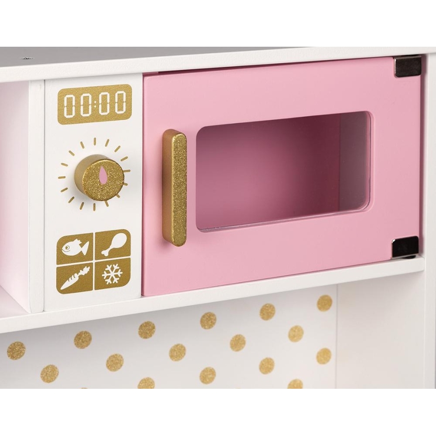Janod - Dřevěná kuchyňka s LED deskou CANDY CHIC
