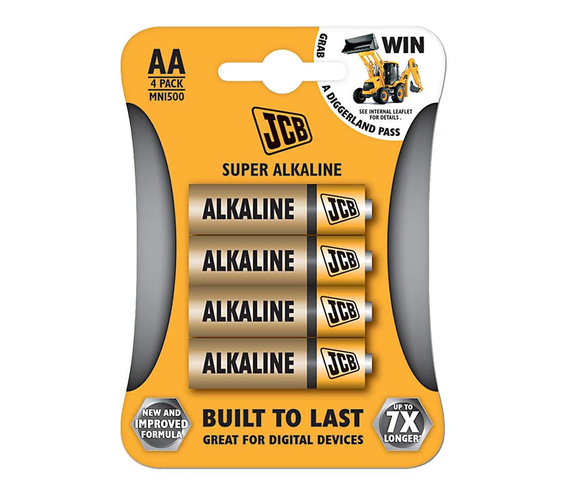 JCB Super Alkaline AA 4ks JCB-LR06-4B