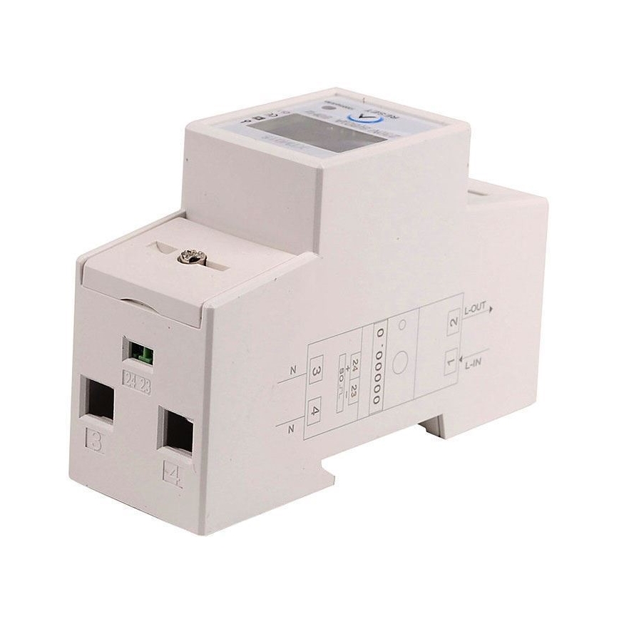 Jednofázový elektroměr na DIN lištu DDS015