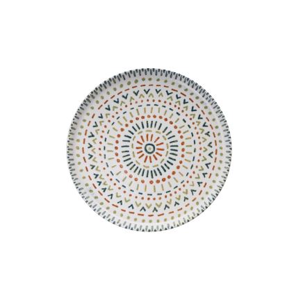 Jídelní sada 12 ks pestrobarevná/porcelán