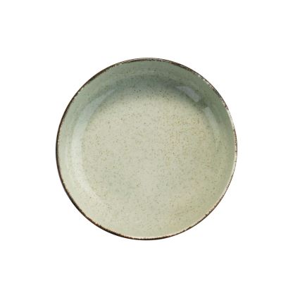 Jídelní sada 12 ks zelená/porcelán