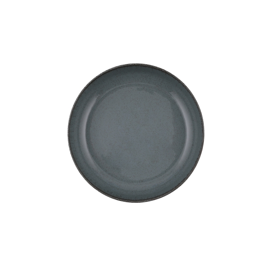 Jídelní sada 16 ks šedá/porcelán