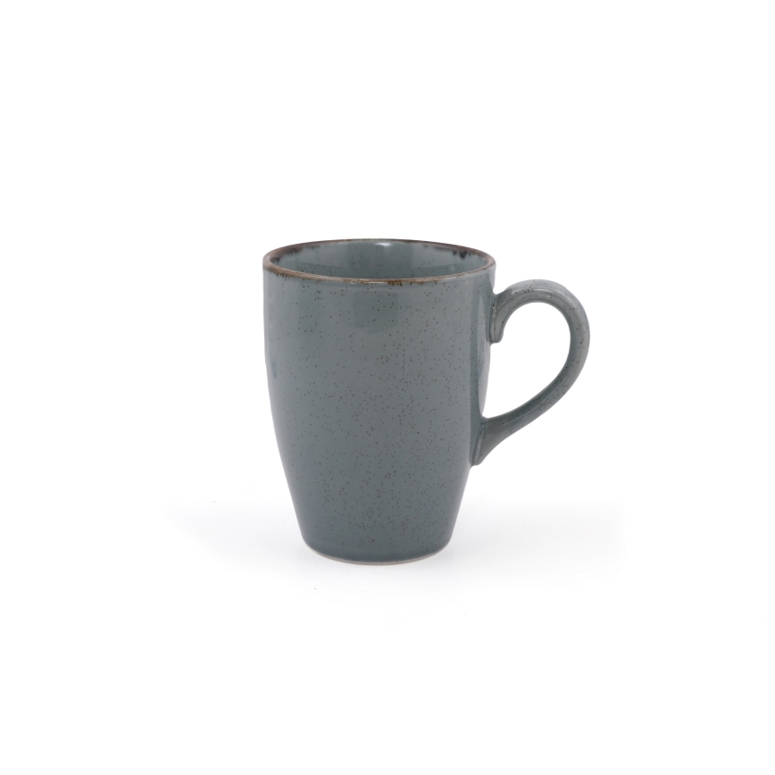 Jídelní sada 16 ks šedá/porcelán