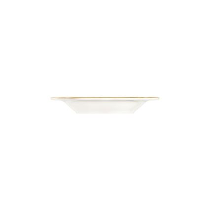 Jídelní sada 18 ks bílá/zlatá/porcelán