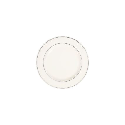 Jídelní sada 18 ks krémová/stříbrná/porcelán