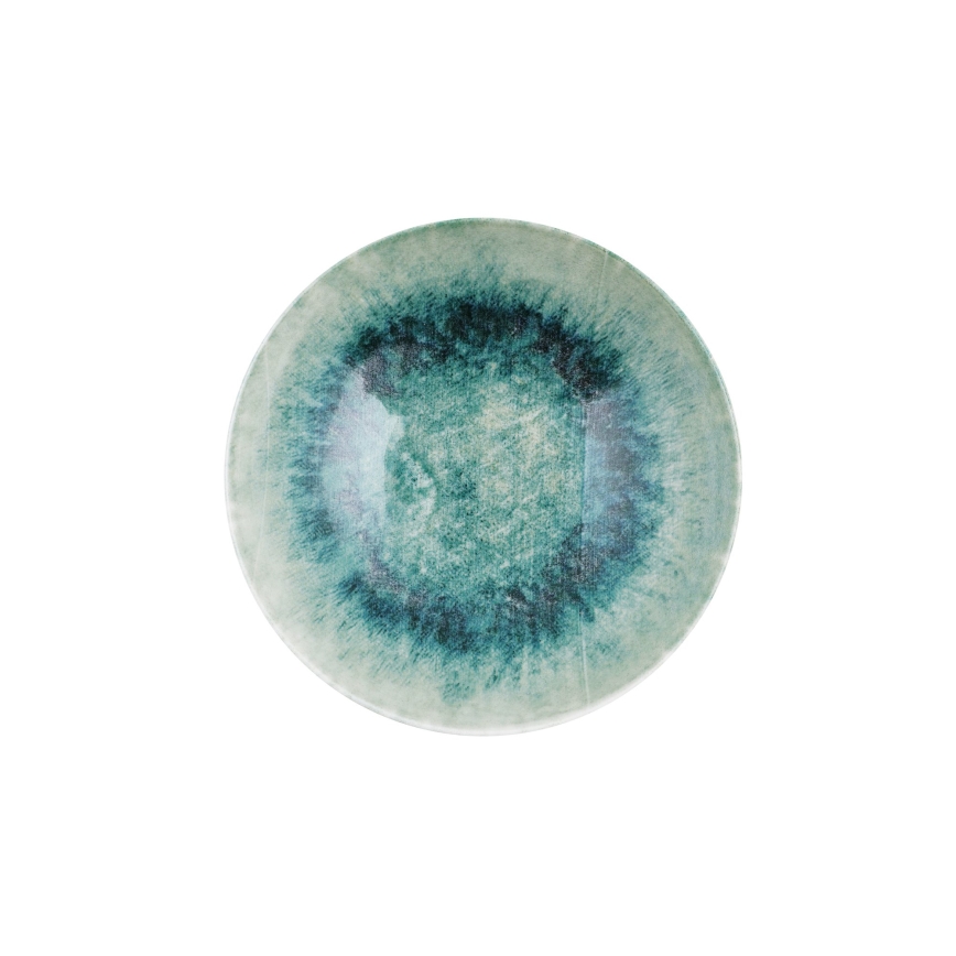 Jídelní sada 18 ks modrá/porcelán