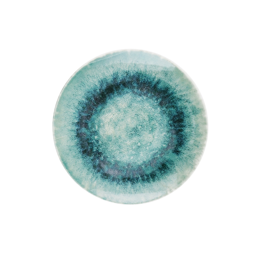 Jídelní sada 18 ks modrá/porcelán