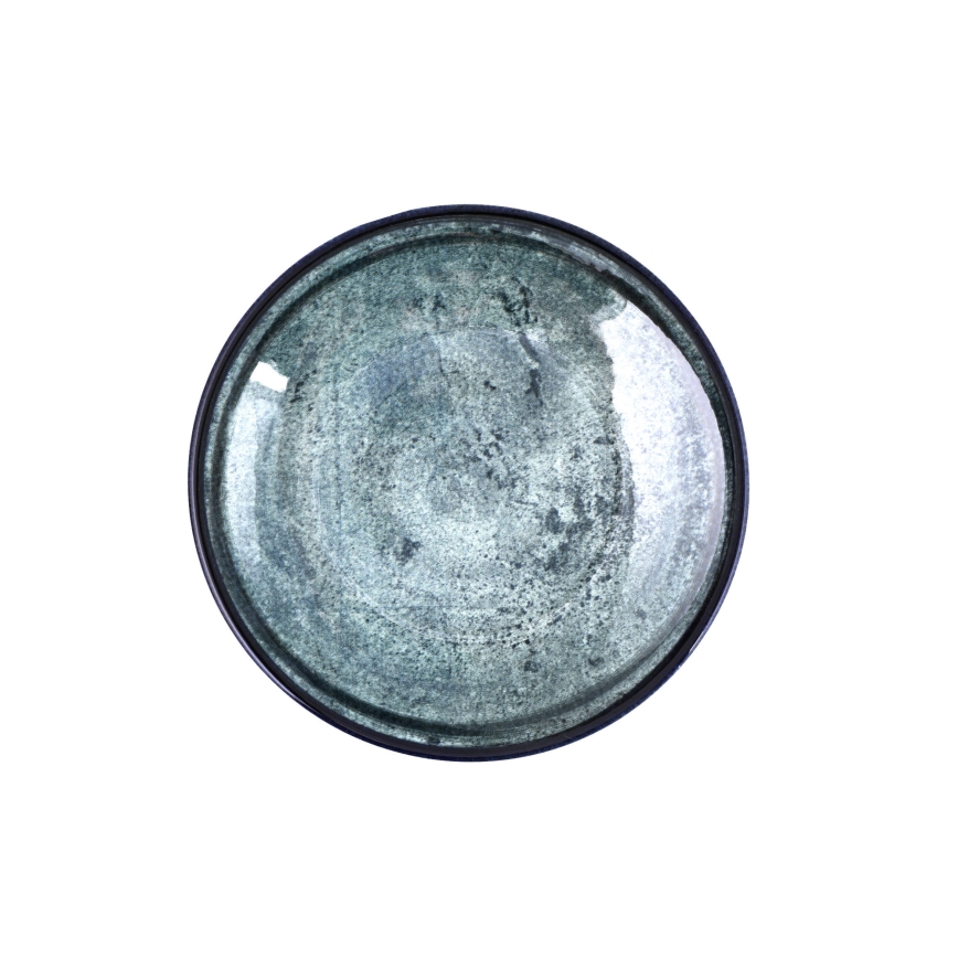 Jídelní sada 18 ks modrá/porcelán