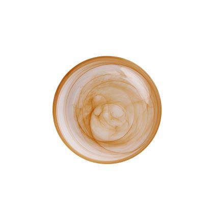 Jídelní sada 18 ks oranžová/sklo