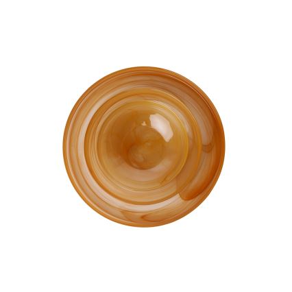 Jídelní sada 18 ks oranžová/sklo