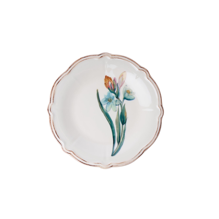 Jídelní sada 18 ks pestrobarevná/porcelán