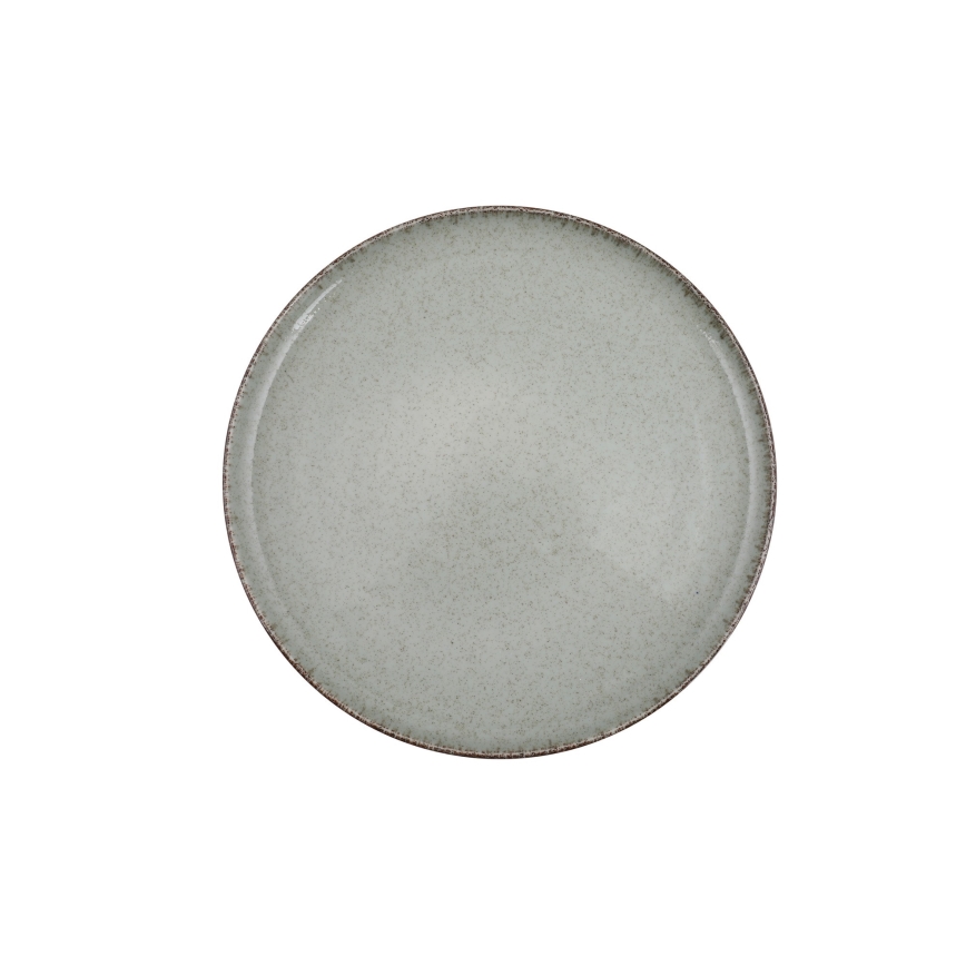 Jídelní sada 18 ks zelená/porcelán