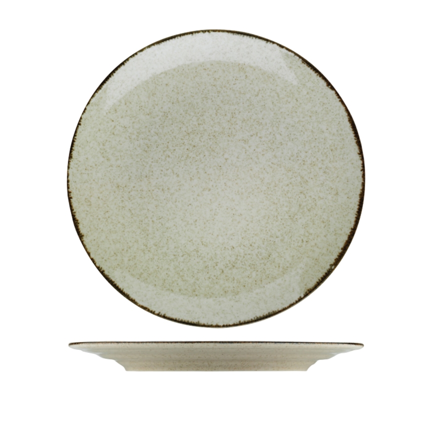 Jídelní sada 24 ks béžová/porcelán