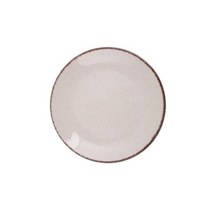 Jídelní sada 24 ks béžová/porcelán