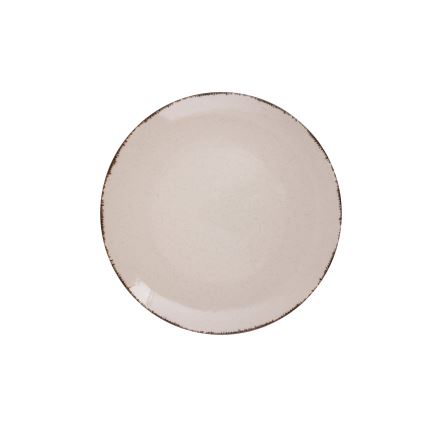 Jídelní sada 24 ks béžová/porcelán