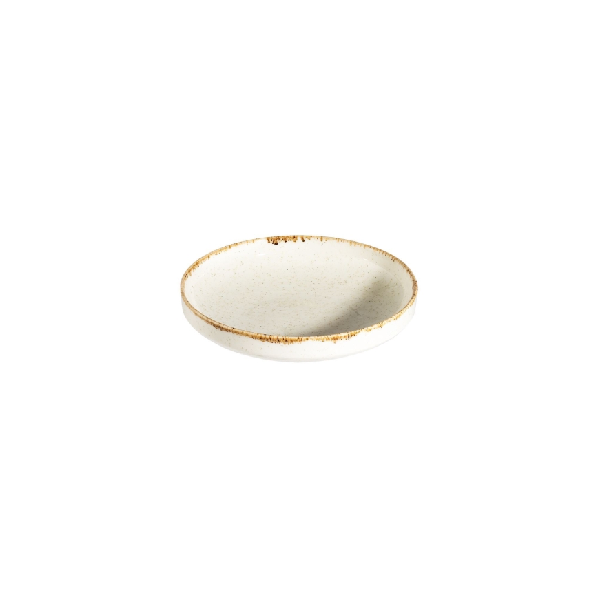 Jídelní sada 24 ks bílá/béžová/porcelán