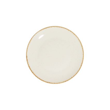 Jídelní sada 24 ks bílá/béžová/porcelán