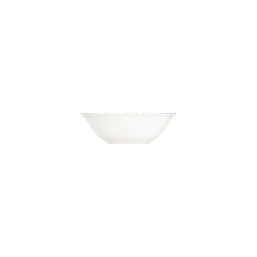 Jídelní sada 24 ks bílá/červená/modrá /porcelán