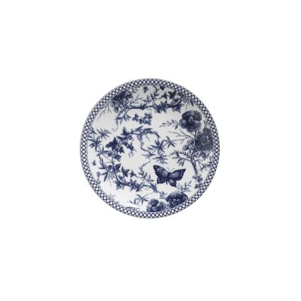 Jídelní sada 24 ks bílá/modrá/porcelán