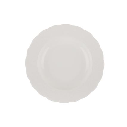 Jídelní sada 24 ks bílá/porcelán