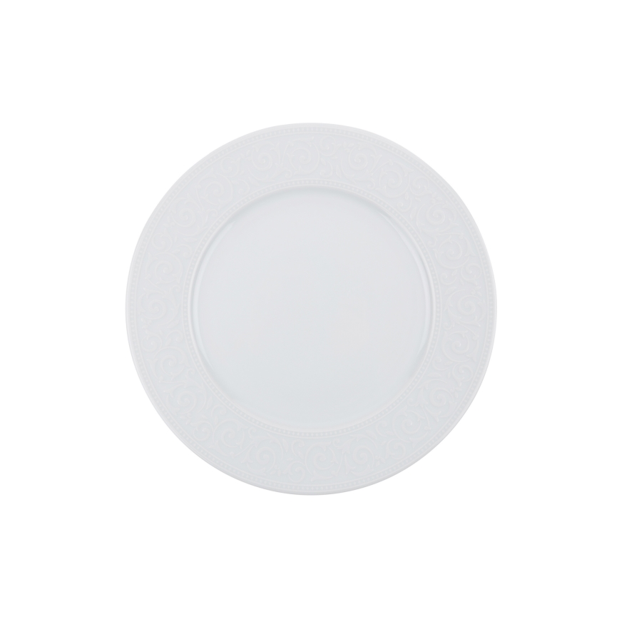 Jídelní sada 24 ks bílá/porcelán