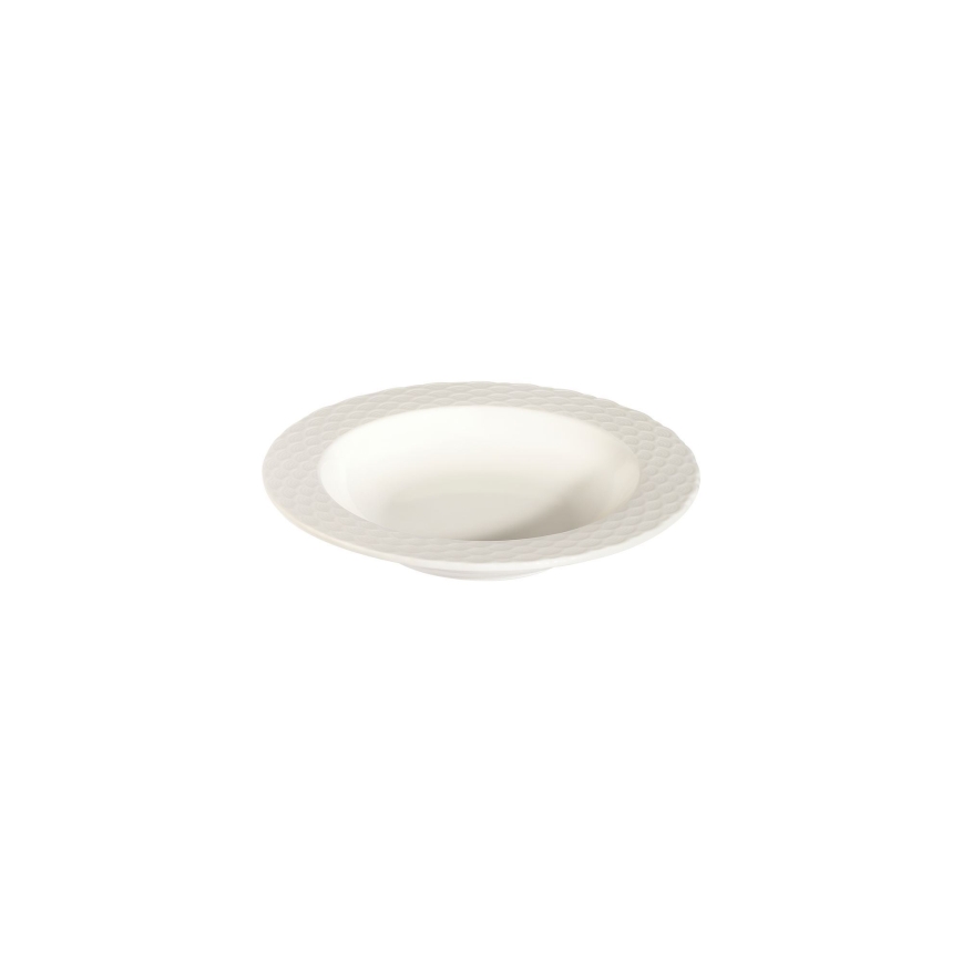 Jídelní sada 24 ks bílá/porcelán