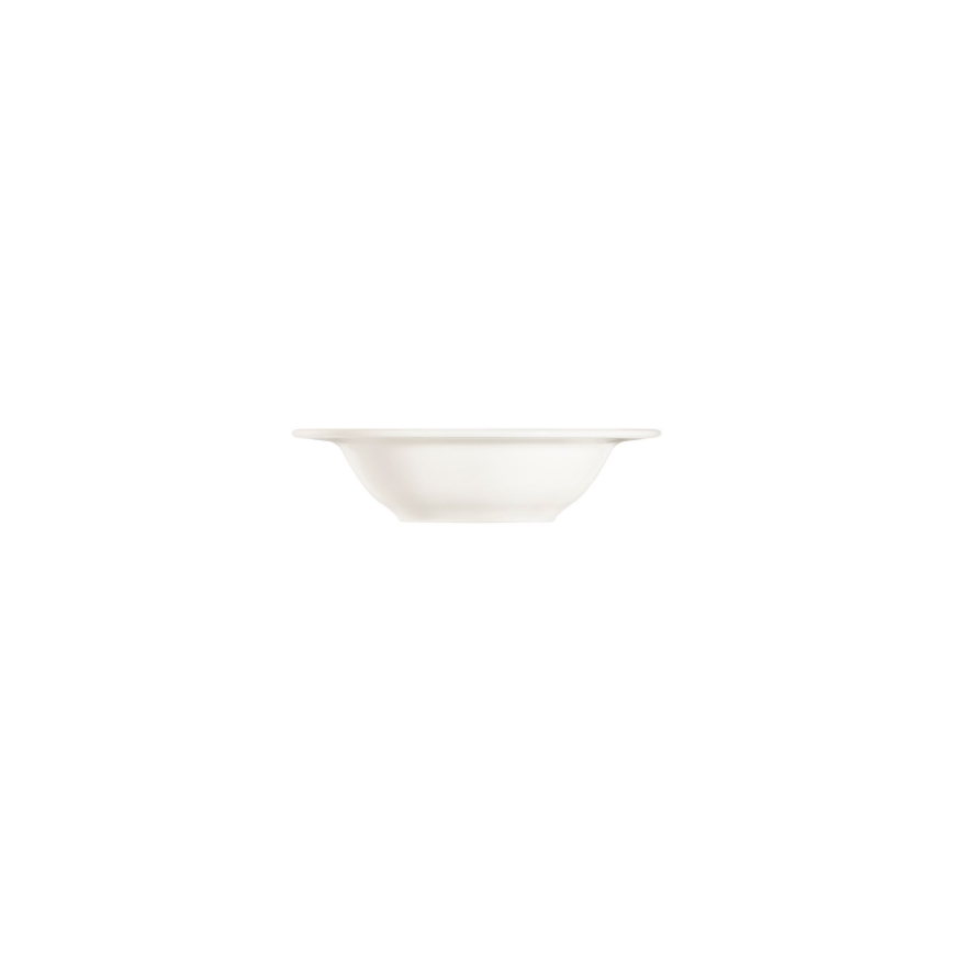 Jídelní sada 24 ks bílá/stříbrná/porcelán