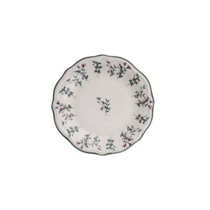 Jídelní sada 24 ks bílá/zelená/porcelán