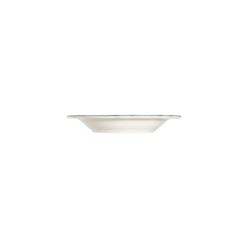 Jídelní sada 24 ks bílá/zelená/porcelán