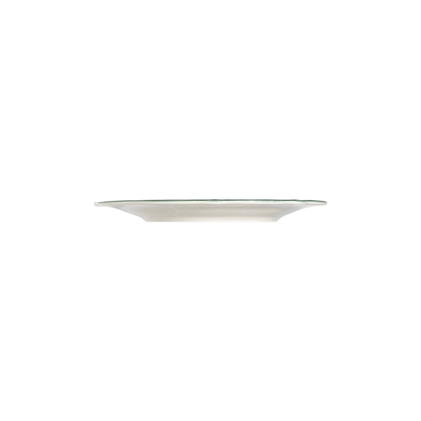 Jídelní sada 24 ks bílá/zelená/porcelán
